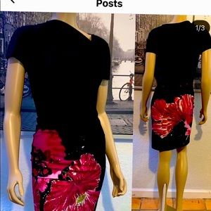 Roberto cavalli Rose embroidery viscosa